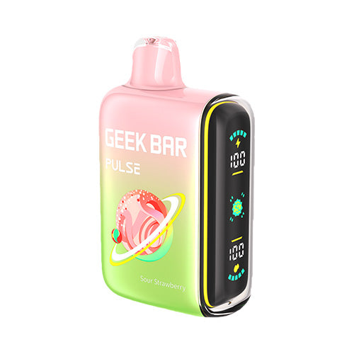 Geek Bar Pulse 15000 - Sour Strawberry, disposable vape