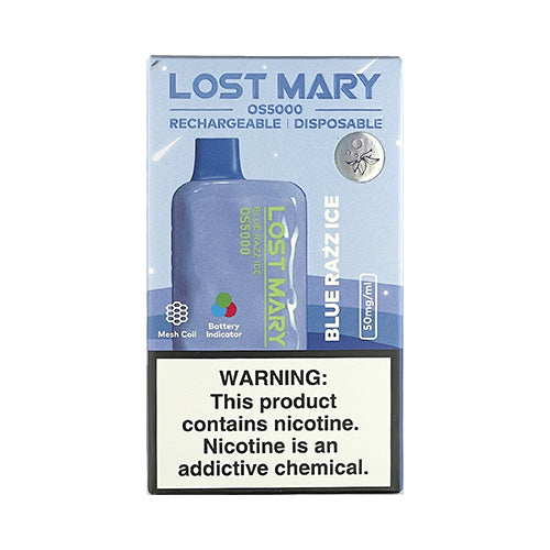 Lost Mary OS5000 - Blue Cotton Candy Disposable - $14.99 - VPRSTS