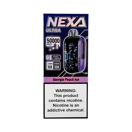 NEXA Ultra 50000 - Georgia Peach Ice, disposable vape