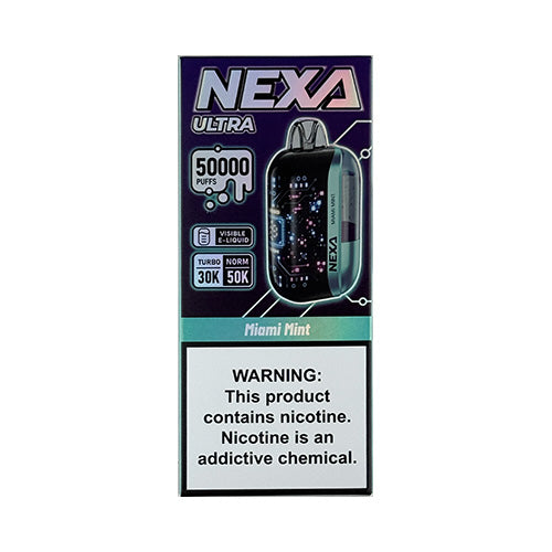 NEXA Ultra 50000 - Miami Mint, disposable vape