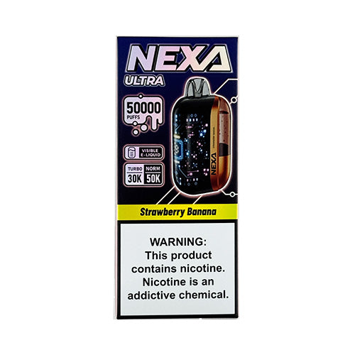 NEXA Ultra 50000 - Strawberry Banana, disposable vape