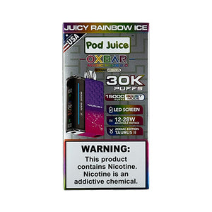 Pod Juice OXBAR  - Juicy Rainbow Ice, disposable vape