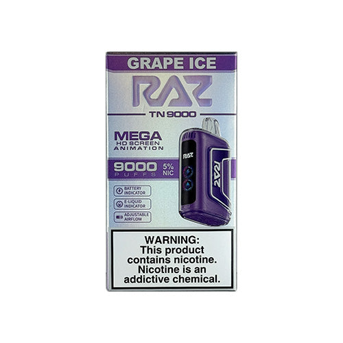 Raz TN9000 - Grape Ice Disposable - $14.99 - VPRSTS